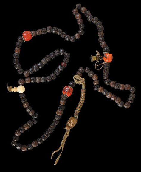 Buddhist Rosary, Tibetan Mala, Buddhist Mala, Bead Rosary, Tibetan Art, The Rosary, Brass Bells, Tibetan Buddhism, December 2023