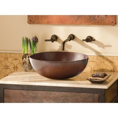 Cool Sinks Bathroom, Mexican Sink, Copper Bathroom Sink, Copper Vessel Sinks, Copper Sinks, Copper Sink Bathroom, Spanish Home Decor, Powder Bathroom, Arizona House