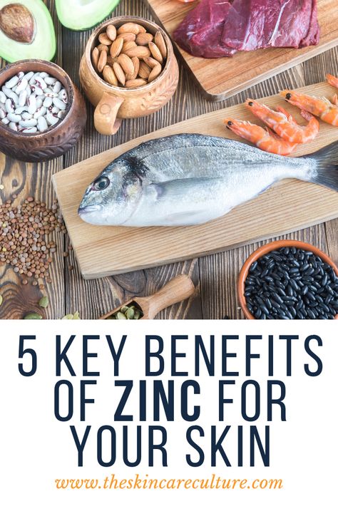 It’s been proven that people with acne have up to 24% less zinc compared to people with healthy skin and this tells us that zinc deficiency can be associated with acne severity.  While our body usually gets enough zinc through a varied diet, some people may find temporary supplementation beneficial.  In this article, you’re going to find out about the 5 key benefits of zinc for your skin. Preventing Colds, Zinc For Skin, Zinc Benefits, Zinc Deficiency, Skin Natural Remedies, Cold Prevention, Health Skin Care, Wound Healing, Healthy Skin Care