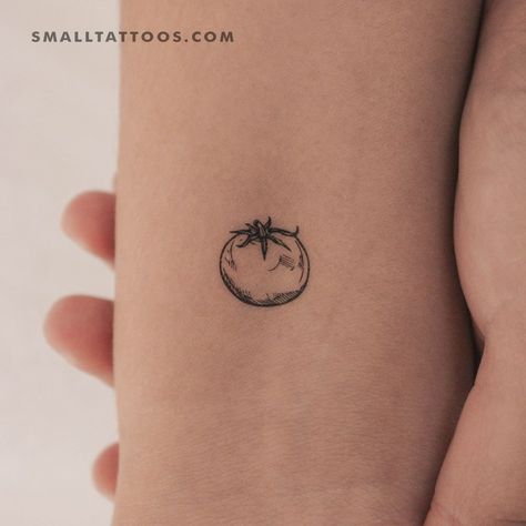 Tomato Pin Cushion Tattoo, Rock Lobster Tattoo, Chef Small Tattoo, Rigatoni Tattoo, Tomato Tattoo Black, Cherry Tomato Tattoo, Tomato Vine Tattoo, Spanish Fan Tattoo, Spaghetti Tattoo