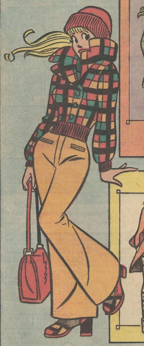 From Archie’s Girls Betty and Veronica no. 207. 60s Cartoons, 70s Cartoons, Archie And Betty, Pop Art Images, Pop Art Fashion, Betty And Veronica, Retro Comic, Archie Comics, Old Cartoons