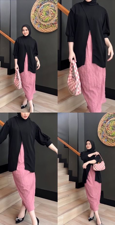 Outfit Kondangan Casual, Kondangan Outfit, Outfit Hijab Casual, Rok Outfit, Hijab Style Casual, Casual Hijab, Style Hijab, Casual Hijab Outfit, Hijabi Outfits Casual