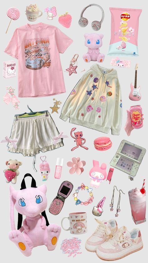 pink outfit!! #pink #outfit #cute Bubblegum Core Aesthetic Outfit, Bubblegum Core Aesthetic, Cutecore Closet, Bubblegum Core, Jojifuku Outfit, Bubblegum Aesthetic, Kawaii Fits, Kid Core Outfits, Cutecore Clothes