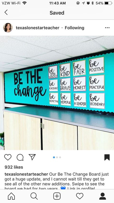 Counseling Bulletin Boards, Middle School Bulletin Boards, Science Bulletin Boards, School Social Work, Middle School Classroom, Classroom Bulletin Boards, Be The Change, School Bulletin Boards, Beginning Of School