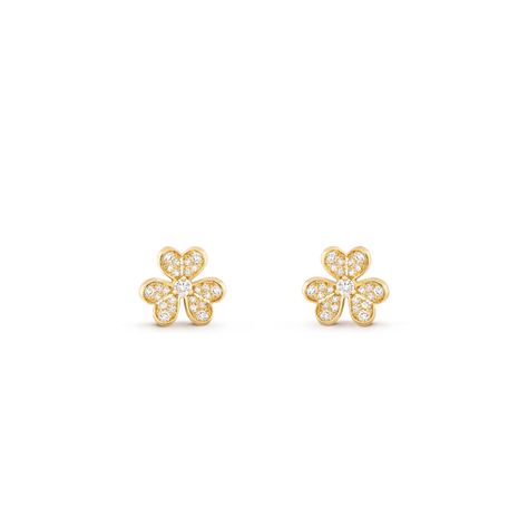 Frivole earrings, mini model Yellow gold, Diamond - Van Cleef & Arpels Vampire Earrings, Van Cleef & Arpels, Watch Cufflinks, Flower Dance, Mini Model, Fruit Earrings, Clover Earrings, Bangles Style, Van Cleef Arpels