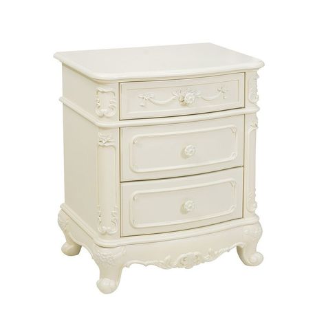 White Night Stand, Hutch Desk, Daybed Twin, Bed Tables, Cinderella Collection, Dresser Tv, Rooms Decoration, Tv Armoire, Cute Furniture