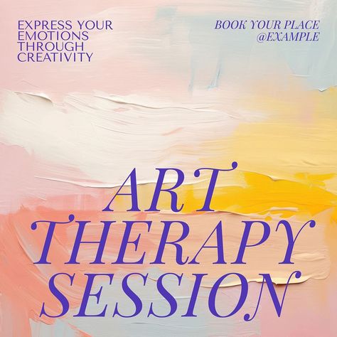 Art therapy session Instagram post template | free image by rawpixel.com / ton Art Therapy Illustration, Nice Designs, Facebook Content, Awesome Designs, Web Traffic, Watercolor Abstract, Best Templates, Painting Watercolor, Instagram Post Template