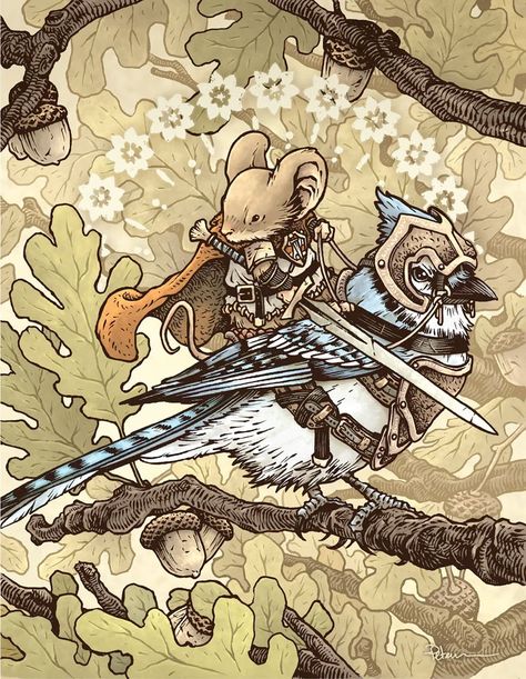 Mouse Guard Rpg, David Petersen, Mouse Guard, Mouse Illustration, Fantasy Magic, Norman Rockwell, 판타지 아트, Dnd Characters, 귀여운 동물