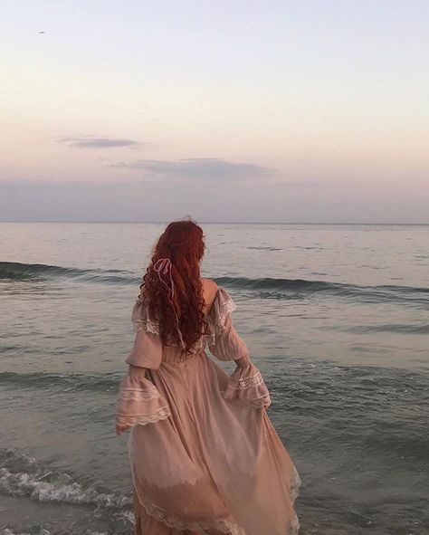 Red Hair Ginger, Hair Ginger, Fairytale Aesthetic, Disney Princess Modern, Princess Core, Fantasy Magic, The Pirate King, Mermaid Aesthetic, Princess Ariel