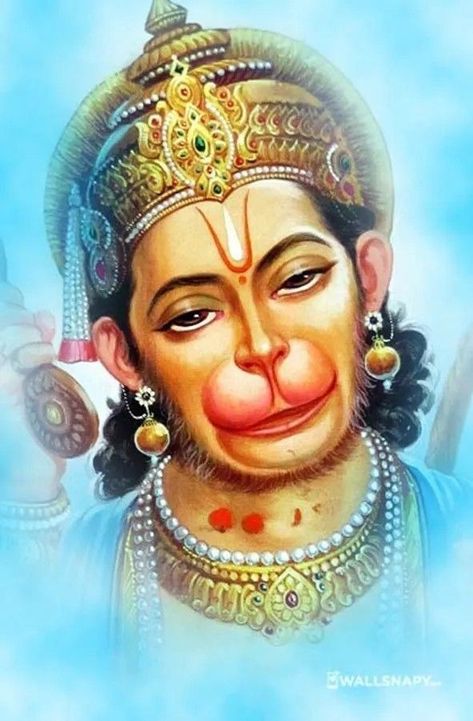 Hanuman Murti, God Blessings, Hanuman Ji Wallpapers, Ganesh Art Paintings, Hanuman Hd Wallpaper, Lord Rama Images, God Artwork, Bhakti Yoga, Shri Hanuman