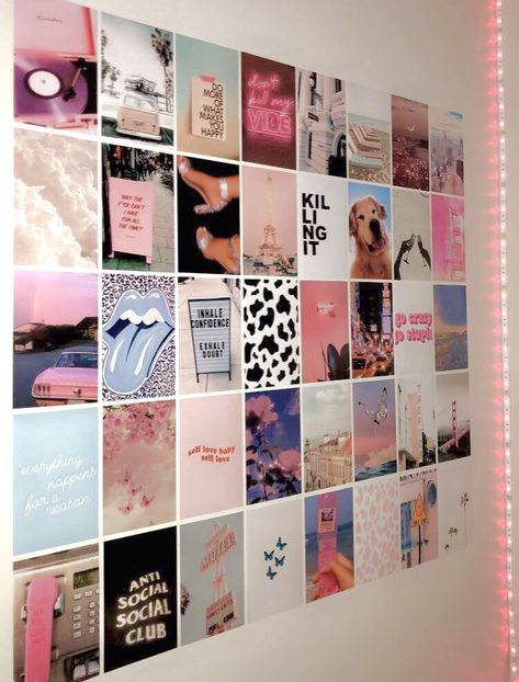 Picture Wall Ideas 4x6, Poster Placement Ideas, Wall Layout, Picture Collage Wall, Daughters Room, Picture Collage, Dream Room, Wall Collage, Picture Wall