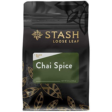 Amazon.com : Stash Tea Chai Spice Black Loose Leaf Tea 3.5 Ounce Bag, Loose Leaf Premium Black Tea Blended with Invigorating, Warming Spices, Drink Chai Tea Hot or Iced : Grocery & Gourmet Food Stash Tea, Milk Tea Recipes, Black Tea Blends, Tea Sampler, Chai Spice, Tea Brands, Grey Tea, Tea Companies, Earl Grey Tea