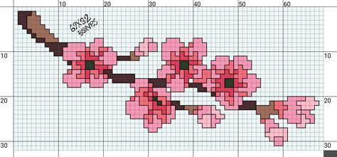 Simple Hand Embroidery Patterns, Diy Crochet Bag, Loom Bracelet Patterns, Pixel Art Grid, Flower Quilt, Pola Kristik, Pixel Art Design, Pixel Pattern, Pixel Art Pattern