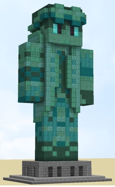 Cool Minecraft Statues, Minecraft Guardian Statue, Minecraft Creeper Statue, Minecraft Trident Statue, Minecraft Guard Statue, Minecraft Ghost Build, Minecraft Stonehenge, Minecraft Spawn Builds, Minecraft Stone Statues