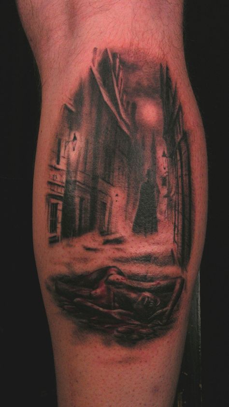 Jack The Ripper Tattoo Jack The Ripper Tattoo, Ripper Tattoo, Ripped Tattoo, Michael Myers Tattoo, Myers Tattoo, Jack The Ripper, Fresh Tattoo, Horror Tattoo, Dark Tattoo