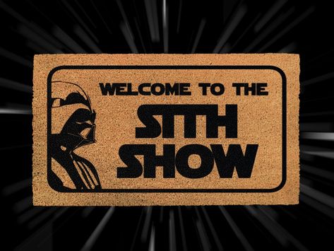 Coir Door Mat, The Sith, Coir Mat, Disney Svg, Custom Mats, Front Door Mats, Custom Doormat, Star Wars Darth, Star Wars Darth Vader