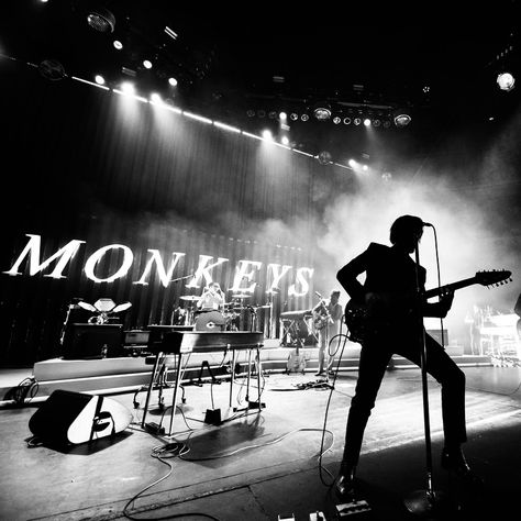 Artic Monkeys, Arctic Monkeys, Monkeys, Band, Black And White, Concert, White, Black