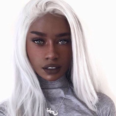 ミミ╎𝒎𝒊𝒊𝒓𝒊𝒂𝒂 Bee Melvin, White Lips, Ancestry Dna, Glow Skin, Dna Test, Character Inspo, Brown Skin, White Hair, Black Is Beautiful