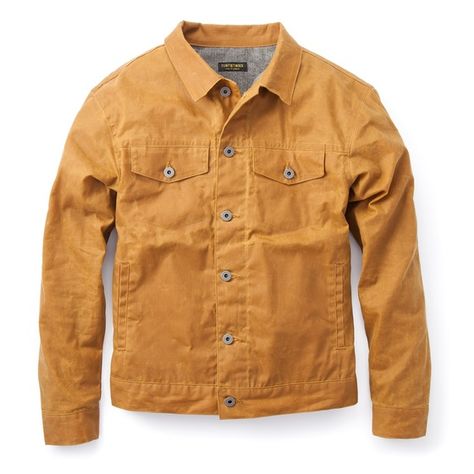 Style Pick of the Week: Flint and Tinder Flannel-Lined Waxed Trucker Jacket – The Style Guide Waxed Trucker Jacket, Jamestown Revival, Waxed Canvas Jacket, Flint And Tinder, Selvage Denim, Striped Blankets, Sailing Outfit, Selvedge Denim, Trucker Jacket