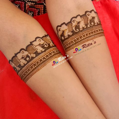 Mehendi Designs Elephant, Elephant Design Mehendi, Elephant Mehendi Design Bridal, Elephant Mehendi Design, Elephant Henna, Wedding Mehendi, Full Mehndi, Startup Design, Cute Bride