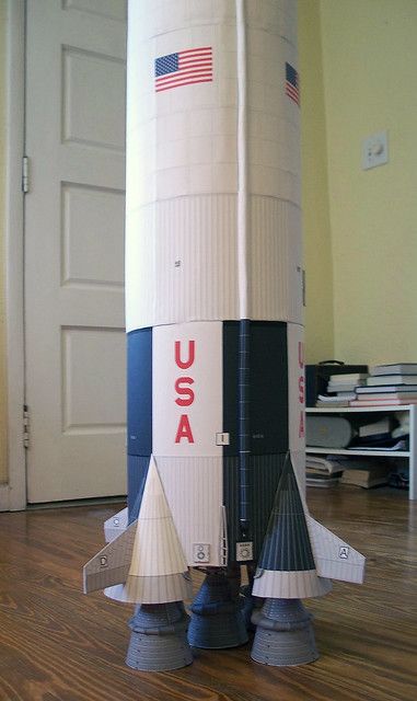 Saturn V Rocket Model, Stellar Vbs, Rocket Model, Cardboard Rocket, Thor Tattoo, Saturn V Rocket, Birthday Interview, Model Rocketry, Homecoming Floats