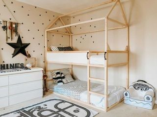 Cama Ikea Kura, Kura Bed Hack, Ikea Bunk Bed, Ikea Kura Hack, Mommo Design, Ikea Kura Bed, Kura Bed, Ikea Kura, Ikea Bed