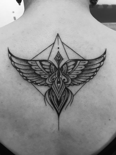 Phoenix Tattoo Forearm Women, Egyptian Eye Tattoos, Small Lotus Tattoo, Phoenix Tattoo Feminine, Small Back Tattoos, Abstract Tattoo Designs, Finger Tattoo For Women, Hand Tattoos For Girls, Wing Tattoo Designs