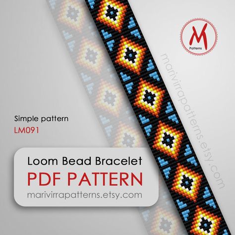 Sunflower Bead Loom Pattern, Seed Bead Loom Patterns Free, Colour Numbers, Loom Designs, Weaving Loom Diy, Loom Craft, Seed Bead Crafts, Bead Loom Designs, Pony Bead Patterns