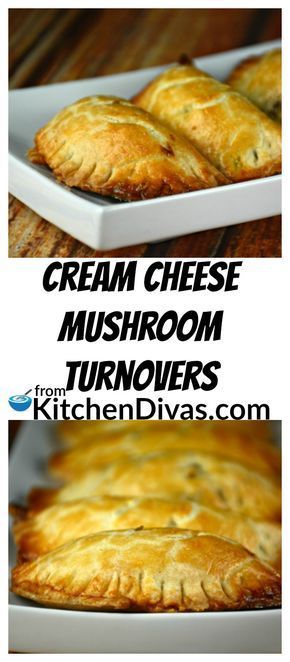 Mushroom Turnovers, Tasty Appetizers, Cream Cheese Pastry, No Time Like The Present, Mushroom Pie, Bruschetta Ingredients, Top Chicken Recipes, Meat Pies, Wine Party