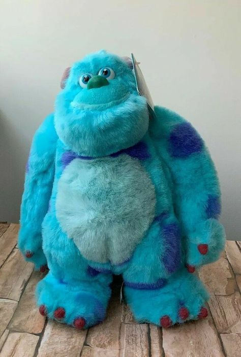 Sully Plush, Road Trip Packing List, Happy Meal Toys, Monsters Inc, Soft Toy, Disney Pixar, Plush Toys, Blue Purple, Pixar