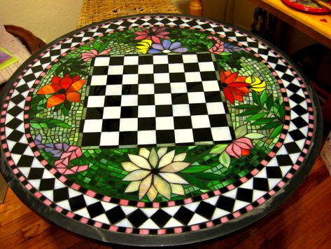 Mosaic coffee table