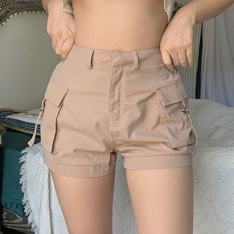 Diy Shorts, Sewing Tutorials Clothes, Cargo Short, Big Pockets, Classy Casual Outfits, Classy Casual, Shorts For Women, Cute Swag Outfits, Fashion Design Clothes