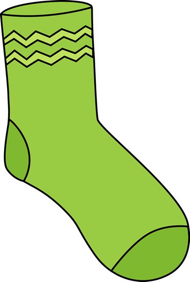 Green Sock Clip Art - Green Sock Image Ugly Socks, Black And White Socks, Art Socks, Green Socks, Green Stripes, Art Clothes, Classroom Activities, Scrapbooking Projects, Light Green