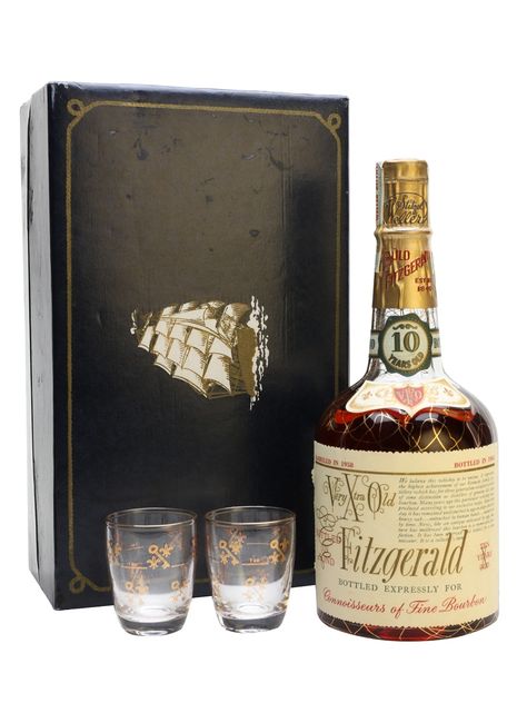 Old Fitzgerald 1958 / 10 Year Old / Glass Pack. £3,750. Rye Bourbon, Kentucky Straight Bourbon Whiskey, Straight Bourbon Whiskey, American Whiskey, Rye Whiskey, Bourbon Whiskey, Rye, Whiskey Bottle, Bourbon