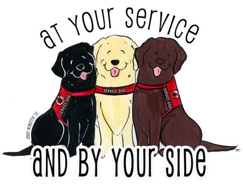 Labrador Retriever service dog unisex t shirt Dog Design Art, Psychiatric Service Dog, Dog Training School, Service Dogs Gear, Service Dog Training, Dog Club, Cute Dog Photos, 강아지 그림, Canine Art