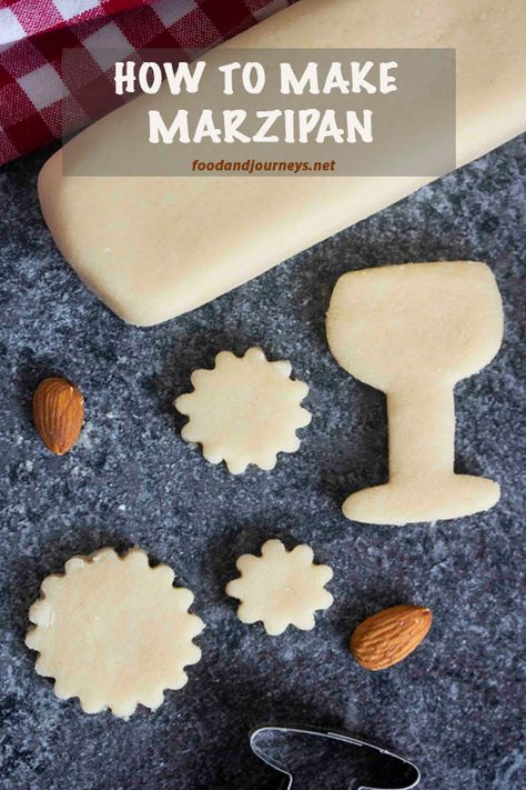 This easy homemade marzipan recipe will convince you that it’s better to make your own -- and no eggs for this recipe either! Recipe | Scandinavia | German | Dessert | foodandjourneys.net  #baking #almondpaste #recipe #almond Marzipan Recipes Baking, Gluten Free Marzipan, Nut Free Marzipan Recipe, Marzipan Icing, Vegan Marzipan, Homemade Marzipan Recipe, Homemade Marzipan, How To Make Marzipan, Swedish Foods