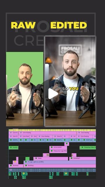 109K views · 9K likes | Frosali Creative | Video Content Experts on Instagram: "Wait aren’t you just posting the same video again ??? Yes here’s why. 1. I believe this content is valuable and I have seen it to be one of the highest performing pieces we’ve put out. 2. Changing the format and adding the timeline plus raw means that you start seeing behind the process a little 3. I’m sharing to only reels. Meaning I have a higher percent chance of helping people who have never seen my content. This means a higher chance of getting more creators and educators like me help with getting visible. Hey 👋 we’re Frosali Creative! If you read this far we know you are interested in pushing your content to the next level. If that is the case head to our profile and see if there’s some more con Creative Video, Video Content, See It, Next Level, Helping People, Meant To Be, Quick Saves, Instagram
