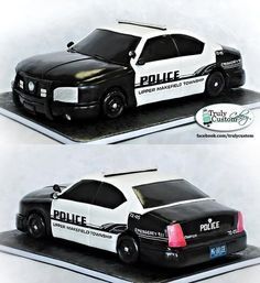 Police Car Cake, Police Car Cakes, Carved Cakes, Police Cakes, Police Birthday Party, Car Cakes, Cakes Decor, Police Birthday, Grooms Cakes