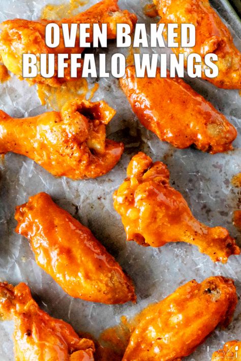 Hot Wings With Franks Hot Sauce, Hot Sauce Chicken Wings, The Best Hot Wings Recipe, Mild Hot Wing Sauce, Chicken Wing Recipes Buffalo, Oven Baked Hot Wings, How To Make Buffalo Wings, Hot Wings Recipe Oven, Buffalo Chicken Wings In The Oven