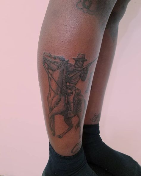 💋💉DOREEN GARNER on Instagram: “New Buffalo Soldier on @okthen________ ✊✊✊✊✊✊ Special thanks to @andersonluna for being Mr. Miyagi 👐 #buffalosoldiers #blackcowboys…” Mr Miyagi, Black Cowboys, New Buffalo, Miyagi, Special Thanks, Soldier, Buffalo, Tattoos, On Instagram