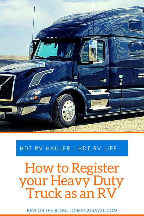 Join us in this episode as we show you how to register your Heavy Duty Truck in South Dakota as an RV. Hdt Rv Hauler, Rv Ideas, Heavy Duty Trucks, Heavy Duty Truck, Rv Stuff, Heavy Truck, Rv Life, Rv Living, Ram 2500