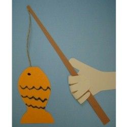 Fishing Pole Craft, Fish Handprint, Camping Crafts For Kids, Fish Crafts, Handprint Craft, Church Crafts, Handprint Crafts, Daycare Crafts, Camping Theme