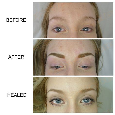 Diy Brow Tint, Blonde Microblading, Eyebrows Redheads, Micro Blading, Permanente Make-up, Blonde Eyebrows, Semi Permanent Eyebrows, Brown To Blonde Ombre, Eyebrow Embroidery