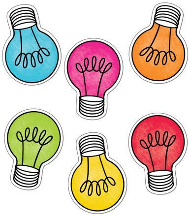 Colorful Light Bulbs Cutouts School Board Decoration, Classroom Decor Themes, Bulletin Board Decor, 1 September, Diy Classroom, Class Decoration, Board Decoration, School Decorations, Preschool Classroom