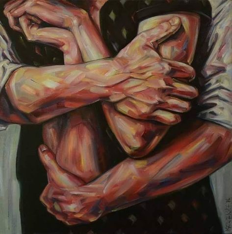 People Hugging, Couple Painting, Art Of Love, Romance Art, Amazing Art Painting, Romantic Art, Ethereal Art, Art Inspiration Painting, Painting Art Projects