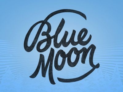 Blue Moon Logotype Blue Moon Logo, Blue Names, Design Studio Logo, Moon Logo, Brand Logos, Logotype Design, Studio Logo, Instagram Logo, Typography Letters