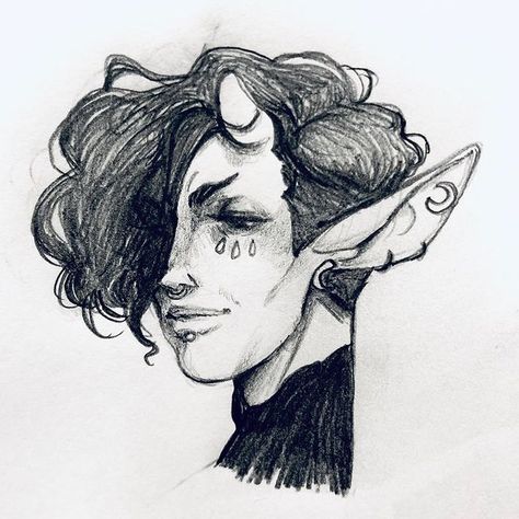 Milli en Instagram: “Dizzy Dooble from work! #oc #originalcharacter #dnd #dungeonsanddragons” Cute Sketchbooks, Demon Oc, Character Head, How To Draw Ears, Body Reference Drawing, Character Design Sketches, Fantasy Races, Body Reference, Design Sketch