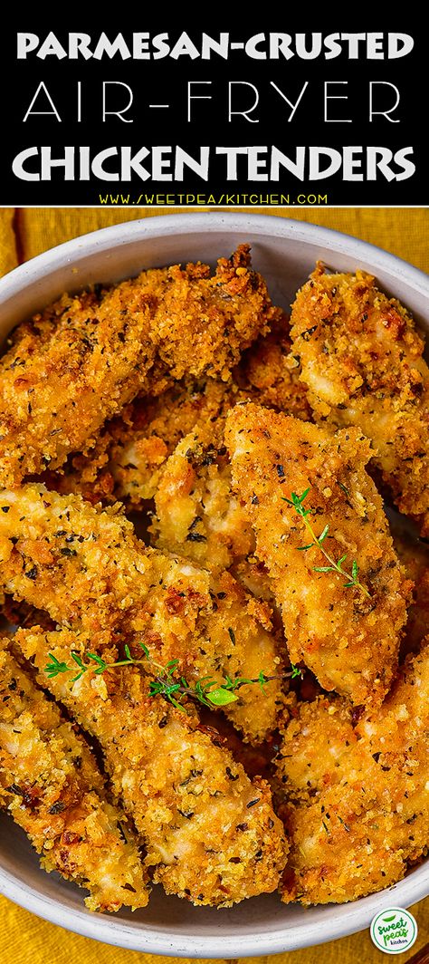 Air Fryer Gluten Free Chicken Tenders, Air Fryer Parmesan Crusted Chicken Tenders, Air Fryer Chicken Tenders Almond Flour, Easy Panko Chicken Tenders, Homemade Air Fried Chicken Tenders, Parmesan Chicken Tenders Air Fryer, Panko Breaded Chicken Air Fryer, Garlic Parmesan Chicken Tenders Air Fryer, Air Fryer Parmesan Chicken Tenders