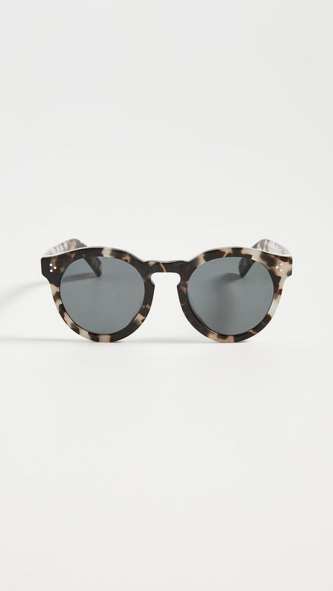 Illesteva Leonard II White Tortoise Sunglasses Tortoise Sunglasses Women, Contrast Interior, Illesteva Sunglasses, Black Flat Boots, All Black Looks, Fresh Outfits, Tortoise Sunglasses, Leather Pieces, Black Crossbody