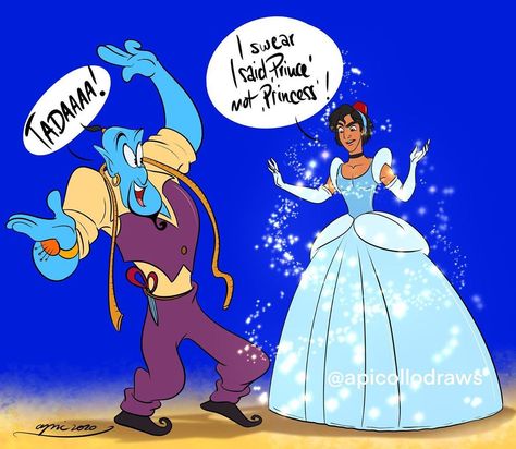 Alex Pick on Instagram: “„I wish...!“😅 . . . Hope you guys have a wonderful start to the new week and that my little quick sketch makes you smile at least! 😊😘 . . .…” Cats Don't Dance, Princess Meme, Cinderella Drawing, Cats Dont Dance, Aladdin Art, Aladdin Genie, Genie Aladdin, Disney Princess Outfits, Disney Crossover